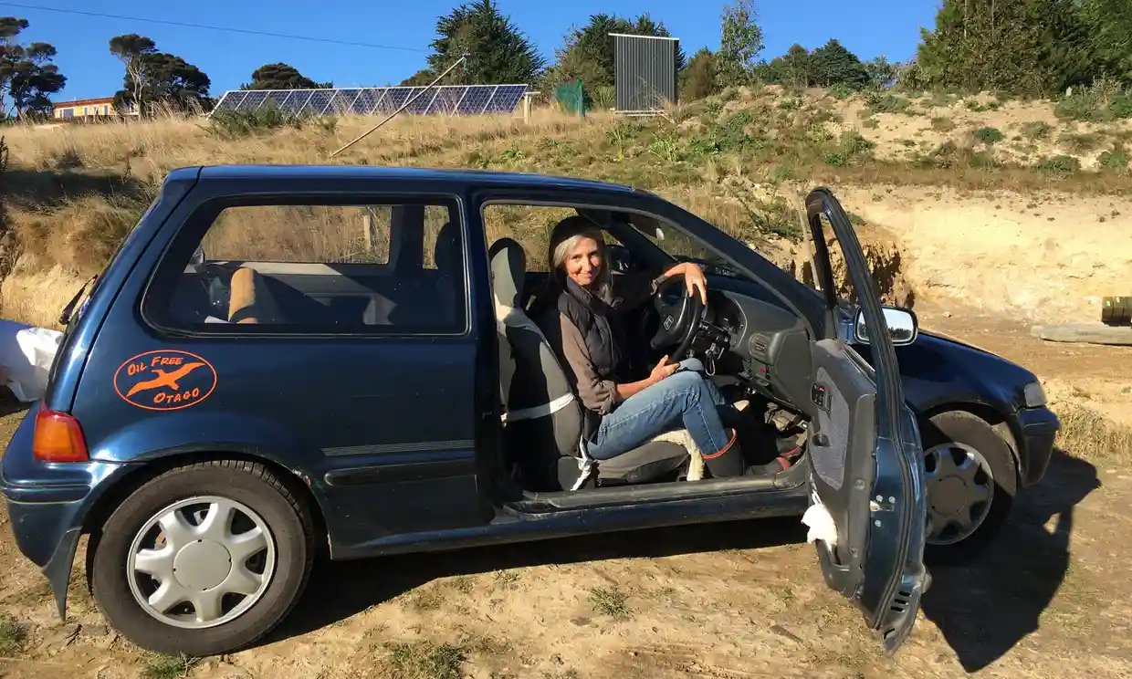 Moteris pasigamino elektromobilį už 24 tūkst. JAV dolerių